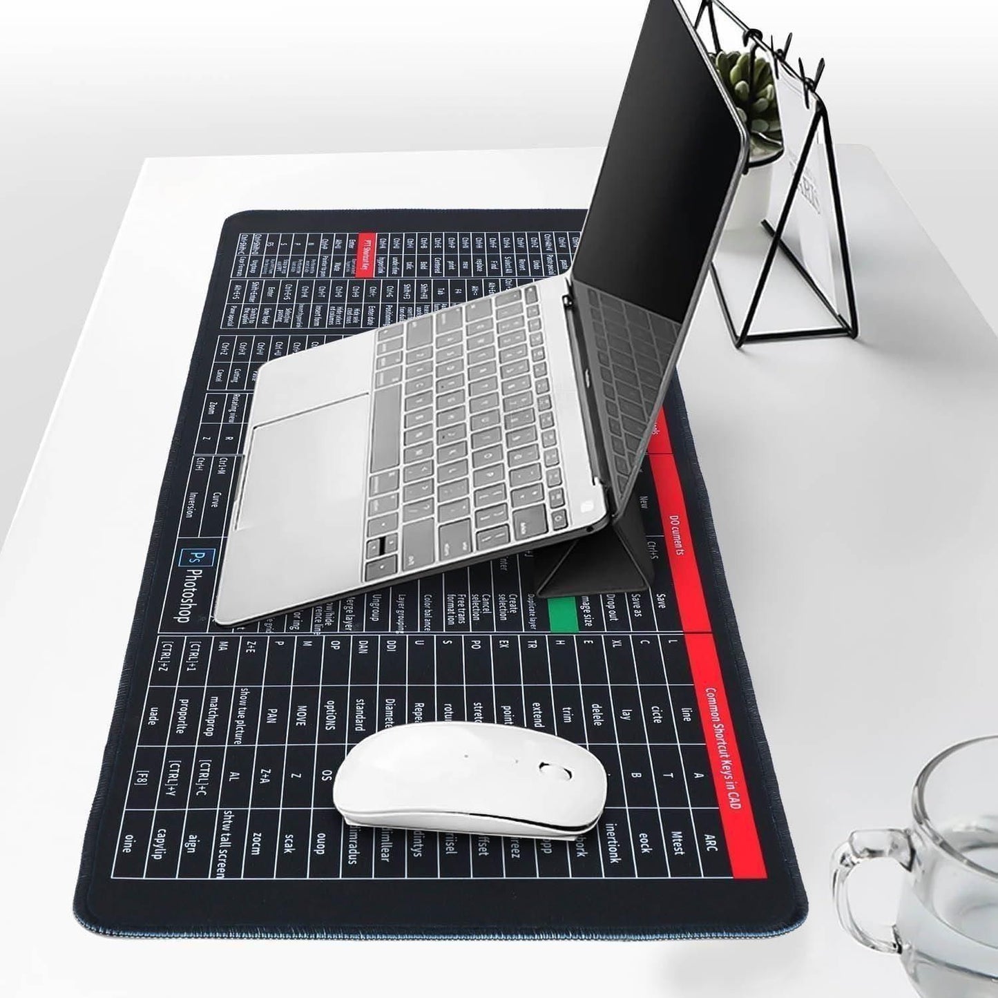 Extended Gaming Laptop Mouse Pad: Boost Your Setup (Pack of 2)