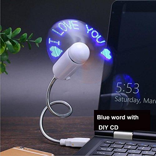 USB LED Fan with Programmable CD Customized Message – Cool Breeze Meets Personalized Display
