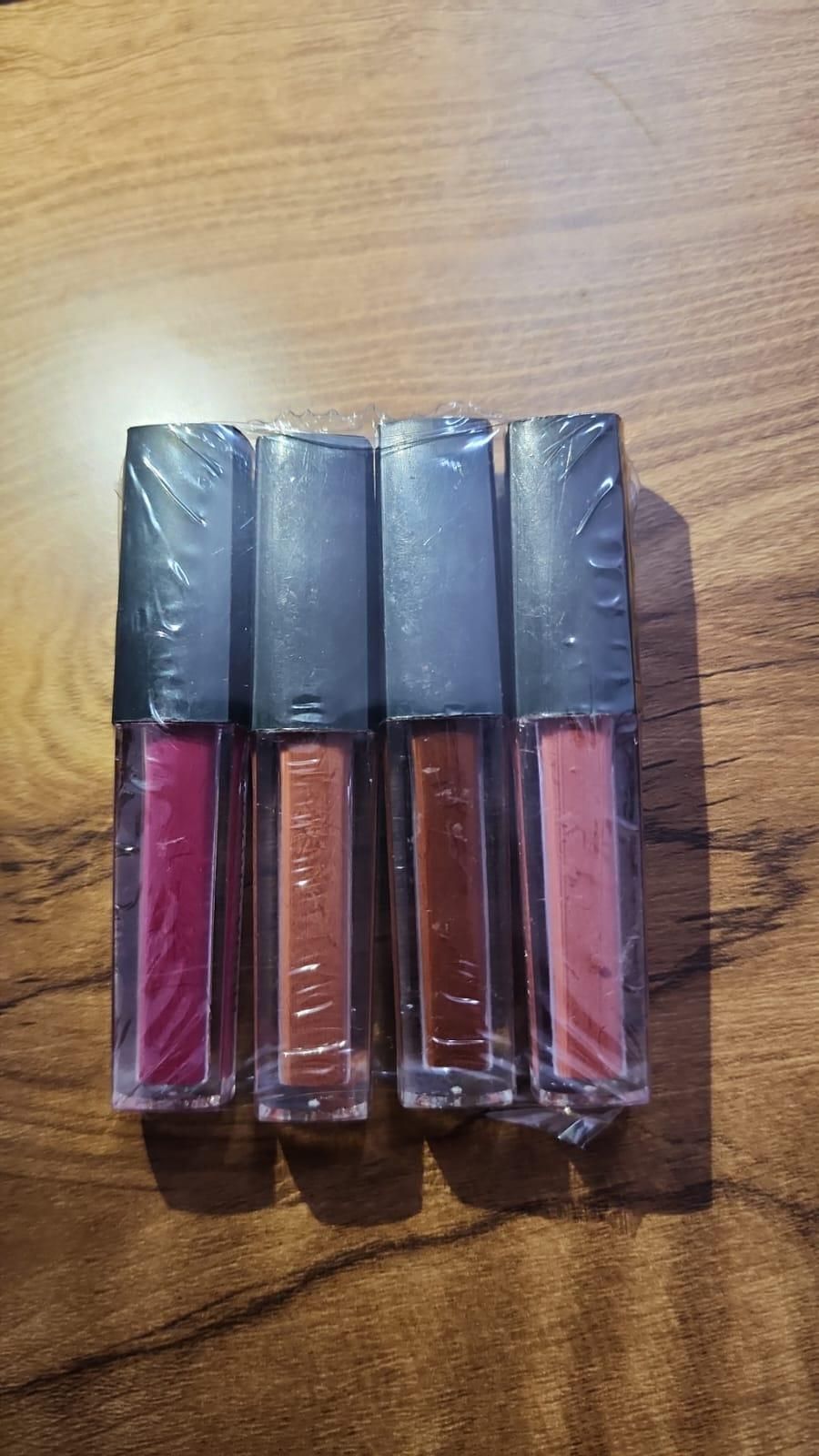 Nude Red Edition – Liquid Lipstick Set of 4 (16ml Total)
