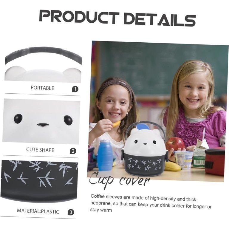 Cute Teddy Cartoon Tiffin Box – Keep Your Lunch Fresh with Adorable Style