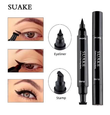 Eye Liner and Wing Stamp – 2-in-1 Precision Tool (Black | Pack of 1)