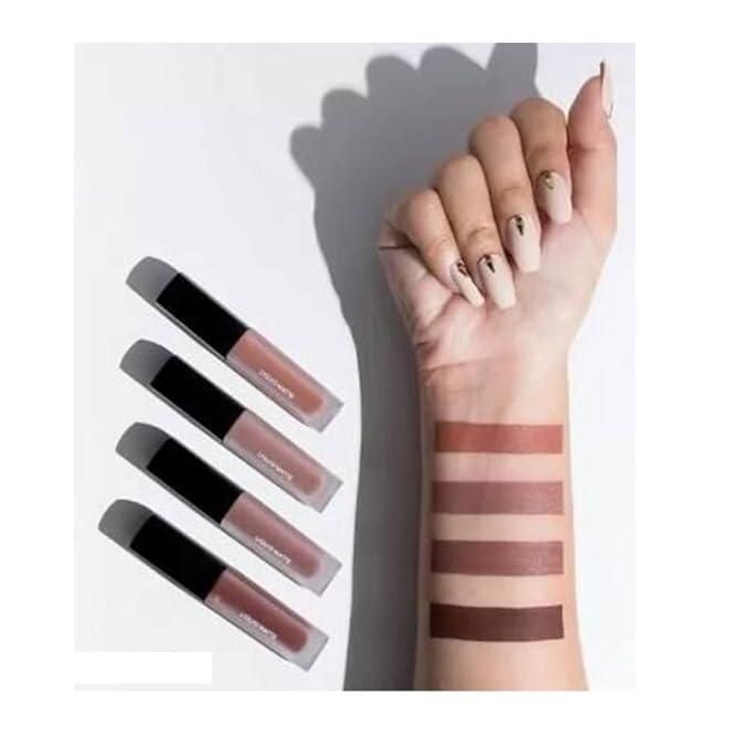 Nude Red Edition – Liquid Lipstick Set of 4 (16ml Total)