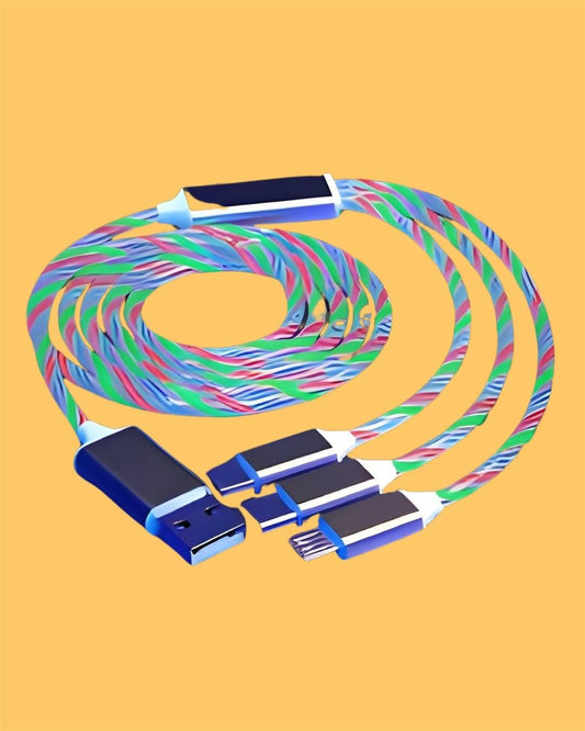 Fast 3-in-1 Magnetic Charging Pad with LED Light