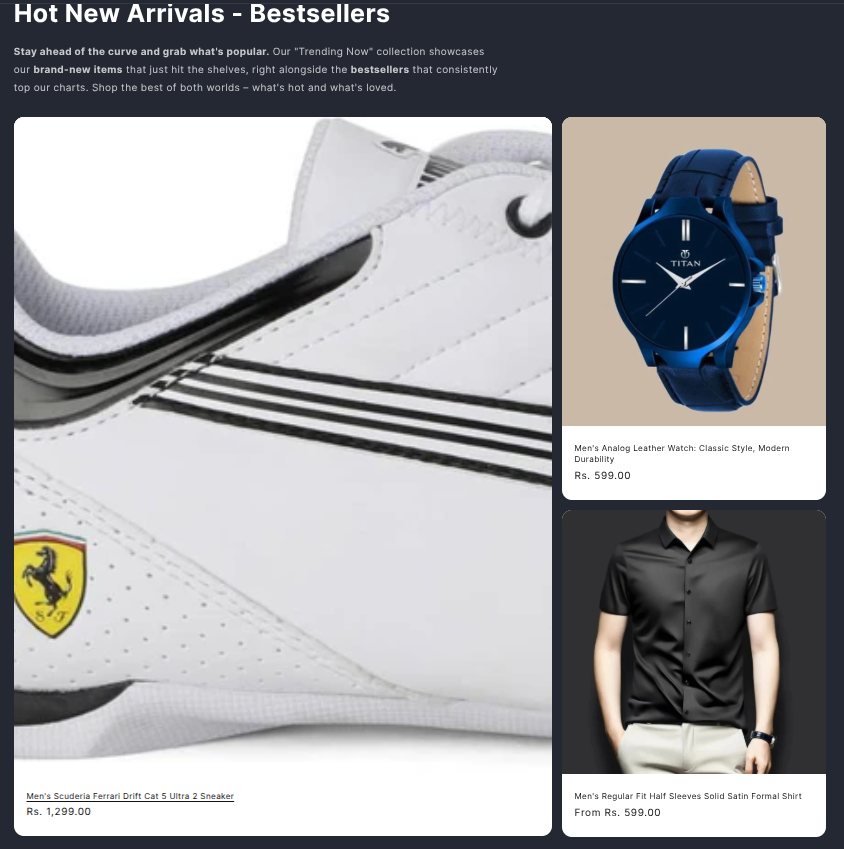 Home page