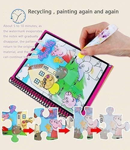 Reusable Magic Water Quick Dry Book: Mess-Free Learning & Fun!