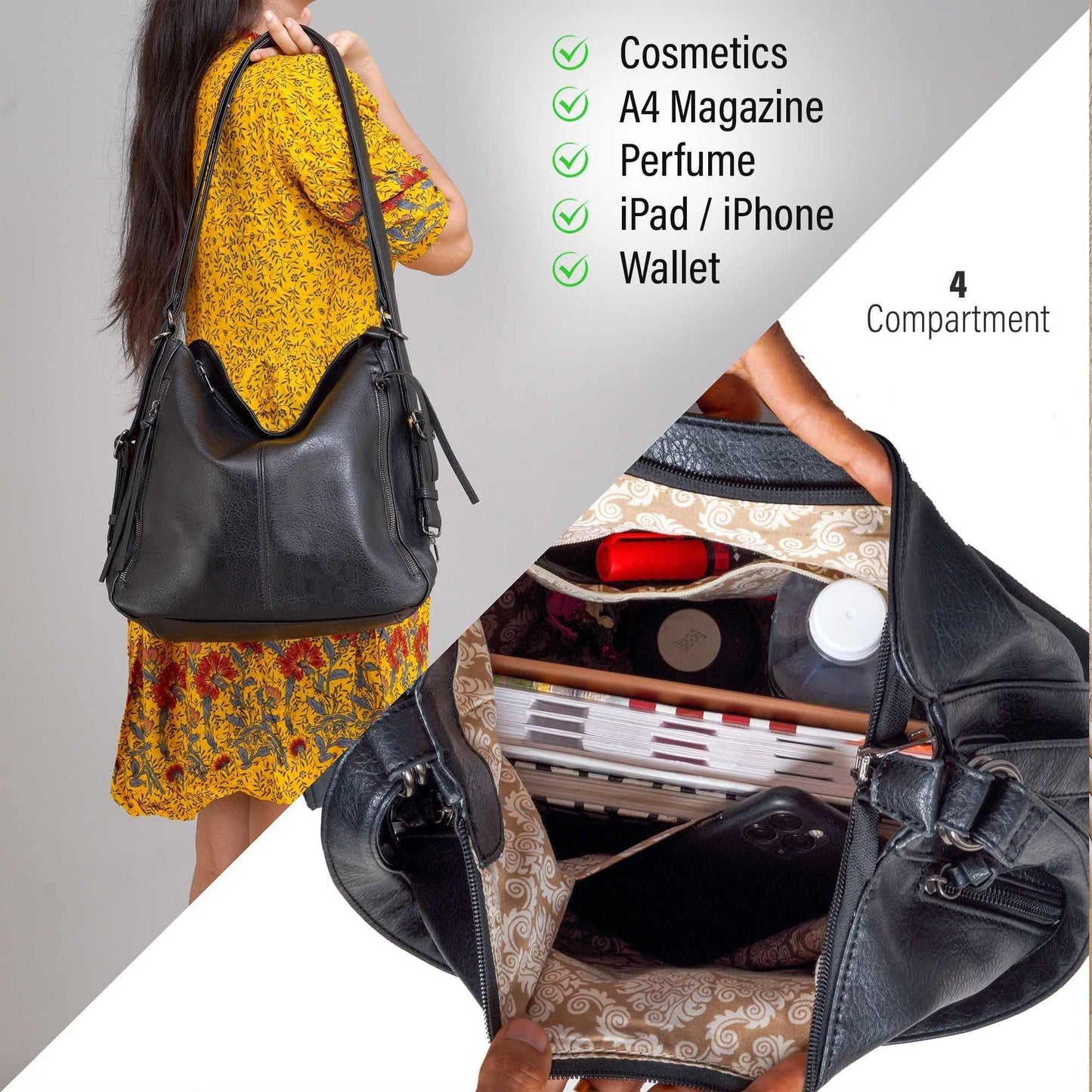 3-Pcs Handbags Set for Women – Versatile Style for Every Occasion