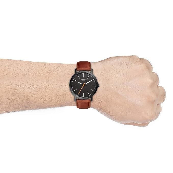Fossil City Collection K2G226G6: Timeless Elegance in Rose Gold & Brown