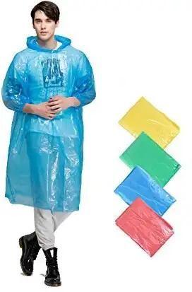 Knee-Length Solid Color Raincard (Pack of 2)