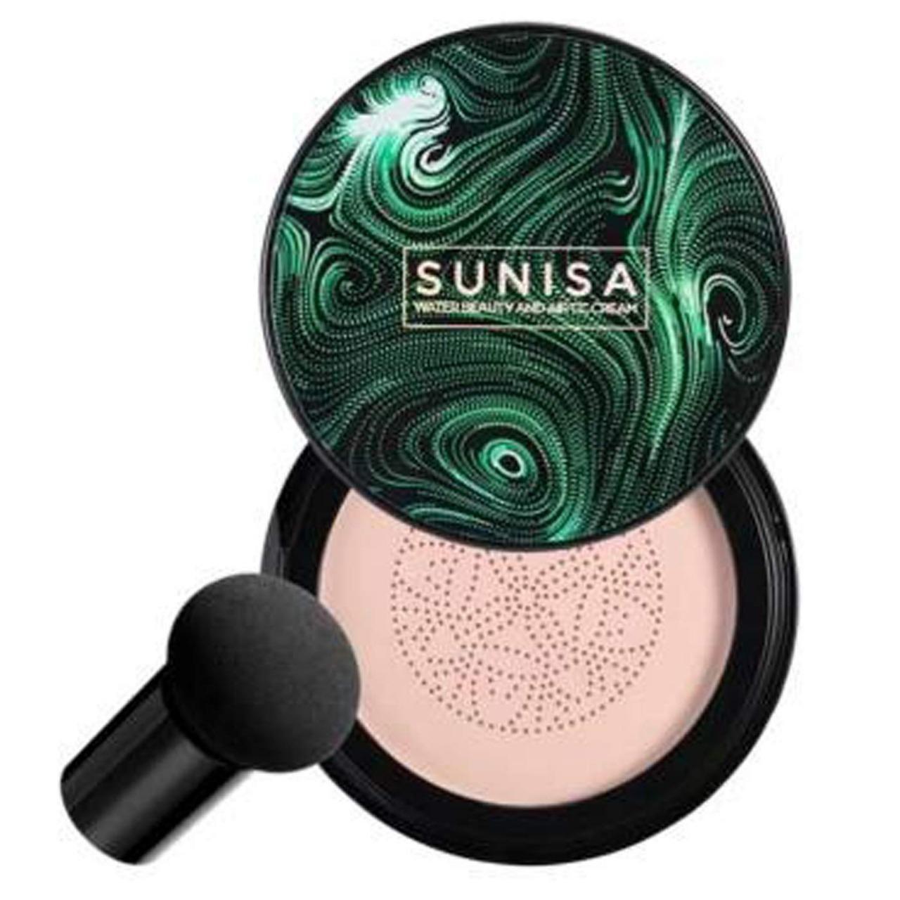 Sunisa 3-in-1 Air Cushion Waterproof Foundation CC Cream (Pack of 1)