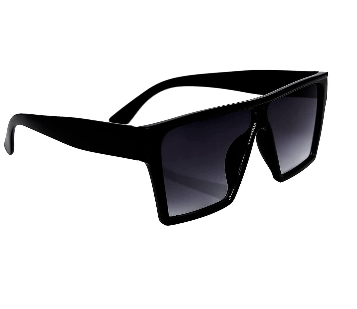 Unisex Retro Square Sunglasses: Free Size