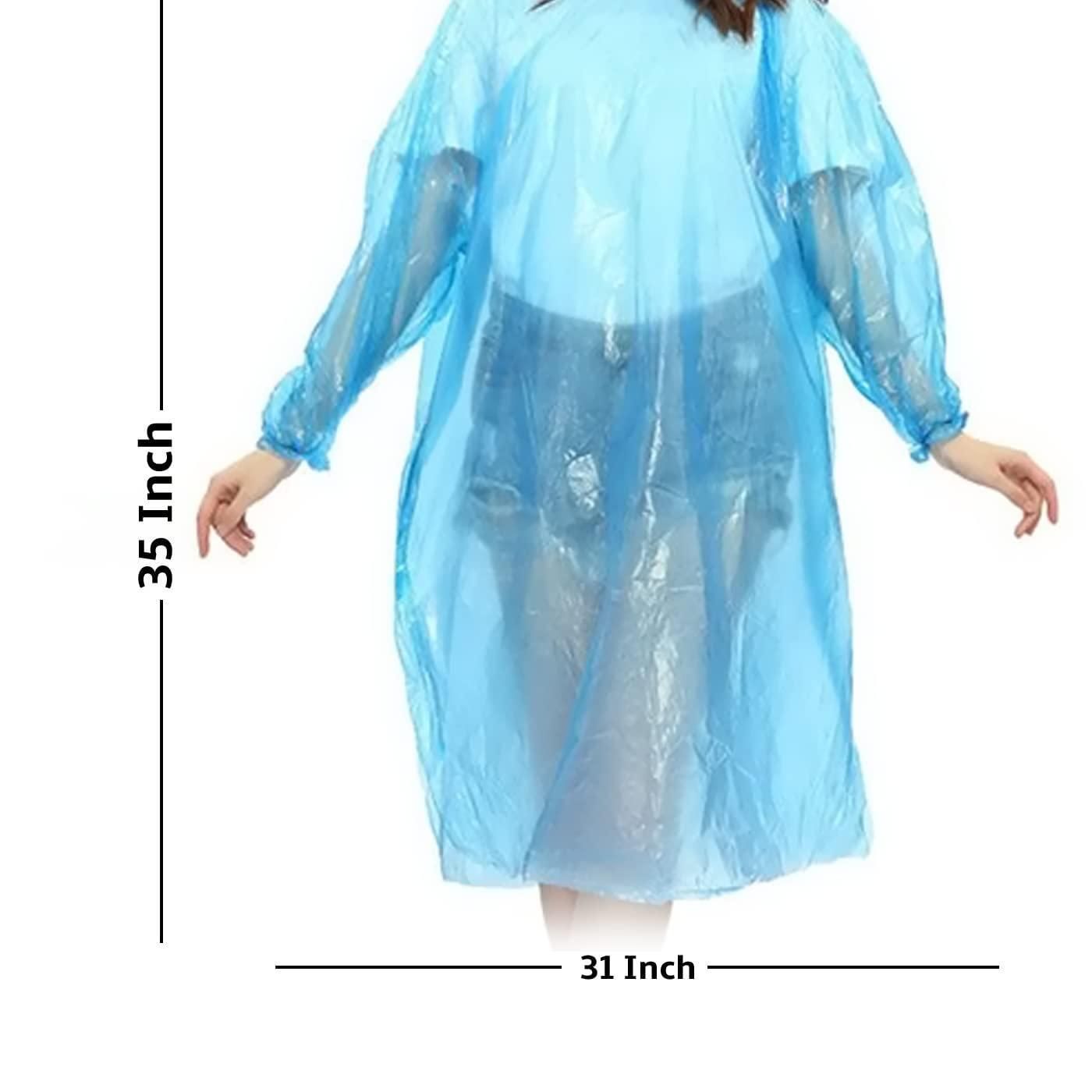 Fully Reusable Wallet Rain Card Rain Coat for Adults (Set of 5) - Your Pocket-Sized Rain Protection!