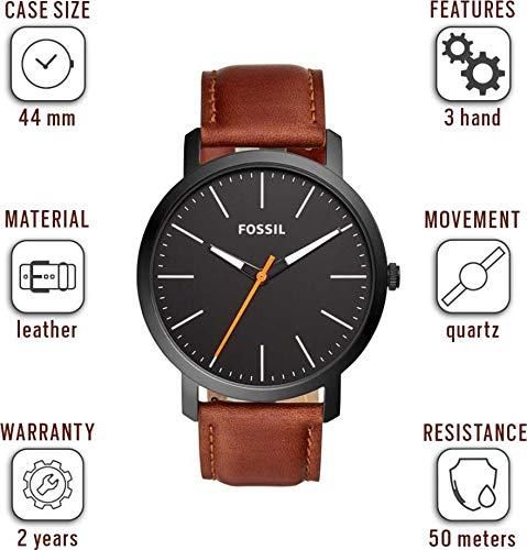 Fossil City Collection K2G226G6: Timeless Elegance in Rose Gold & Brown