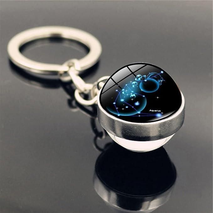 Zodiac Gemstone Keychain – The Perfect Gift for Astrology Lovers